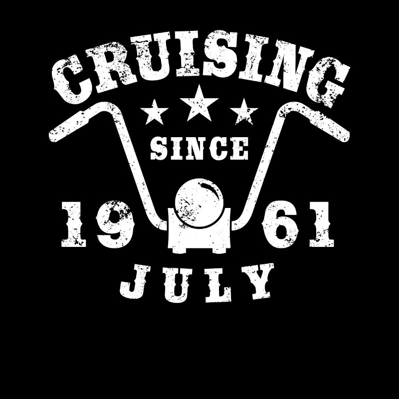 Cruising Biker Geburtstag Juli 1961 Motorrad