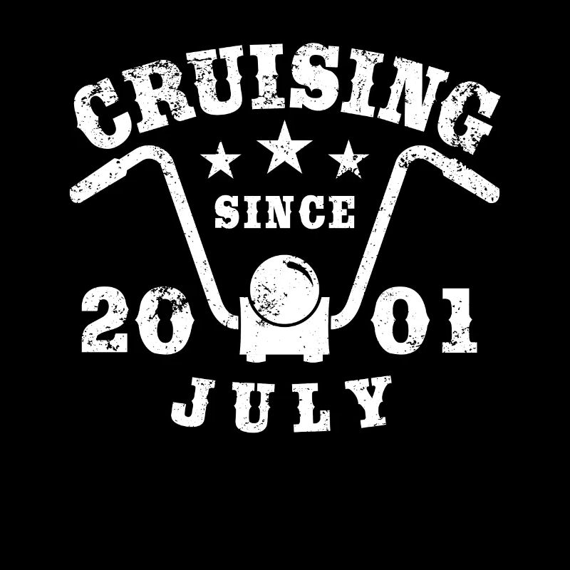Cruising Biker Geburtstag Juli 2001 Motorrad
