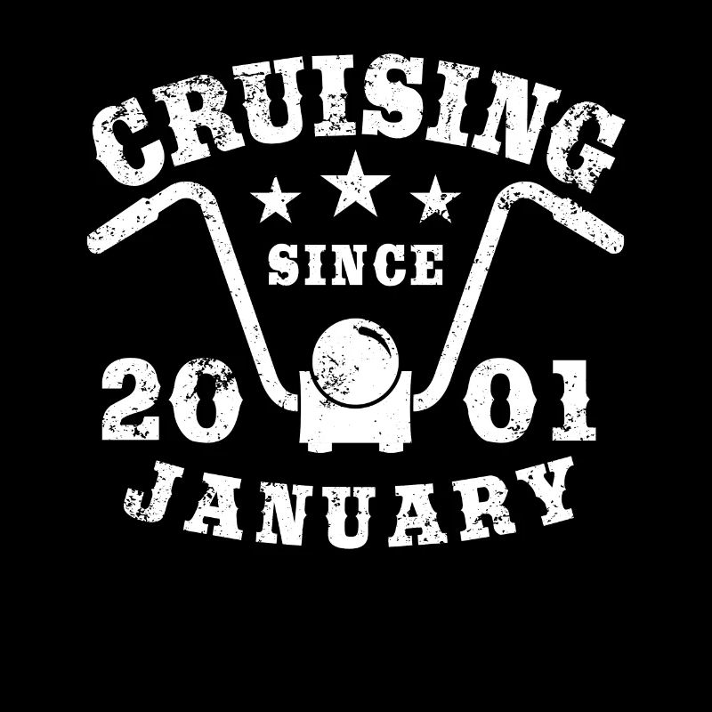 Cruising Biker Geburtstag Januar 2001 Motorrad
