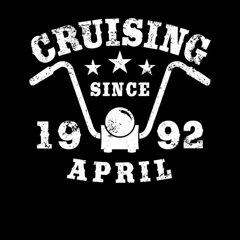 Cruising Biker Geburtstag April 1992 Motorrad