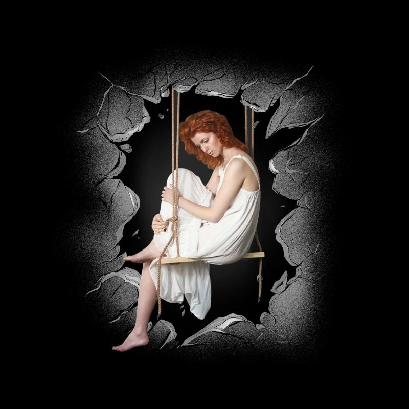 Fille Émotions Sentiments Dépression Deuil