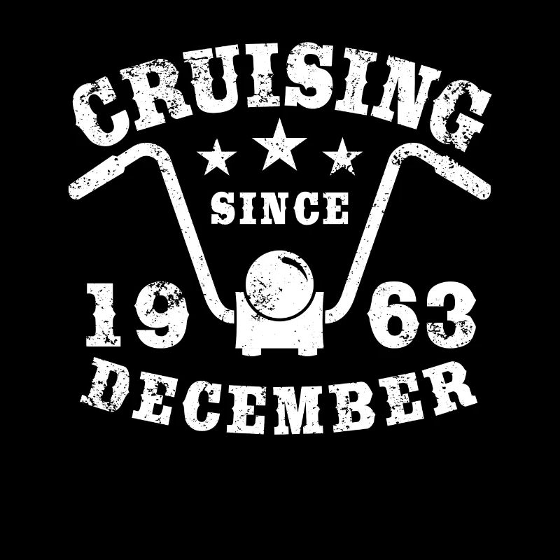 Cruising Biker Geburtstag Dezember 1963 Motorrad