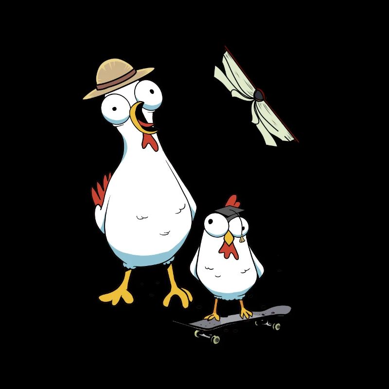 Hühner Einschulung Erstklässler Kind