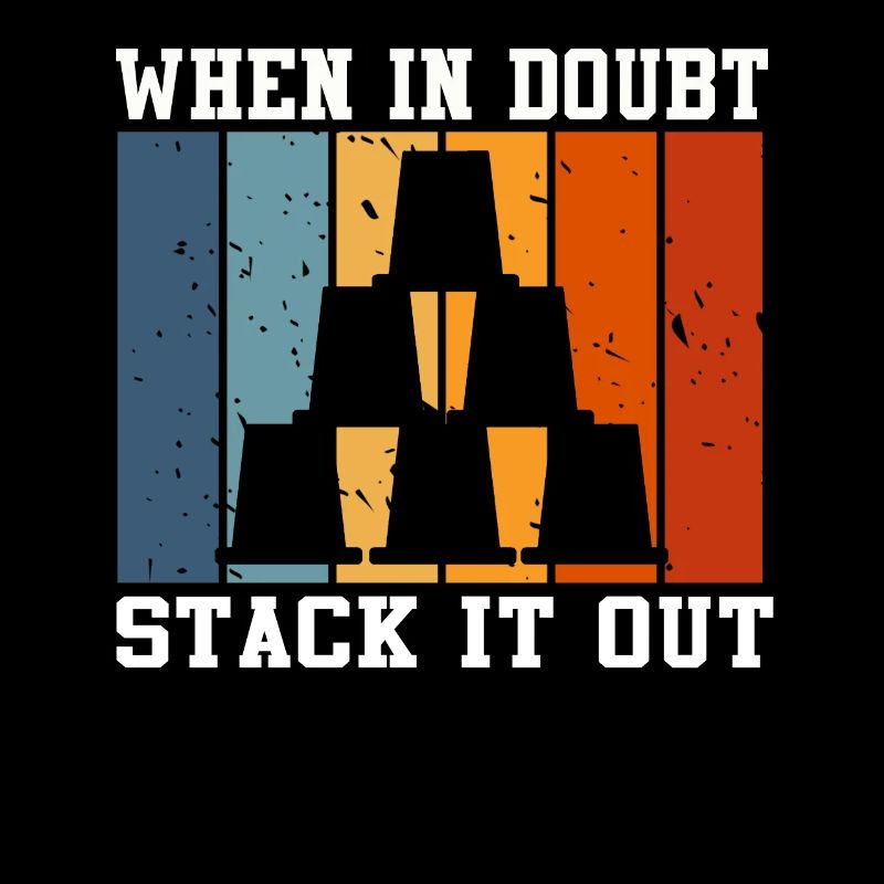 Sport Stacking Stacks Coupe de vitesse empilée