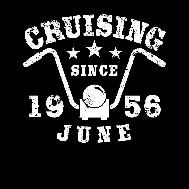 Cruising Biker Geburtstag Juni 1956 Motorrad