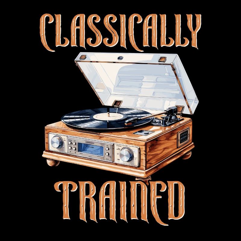 Classically Trained Vintage Record Player