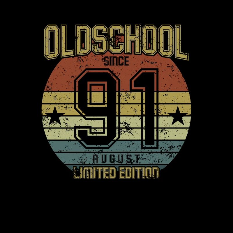 August 1991 - Geburtstag im August Oldschool