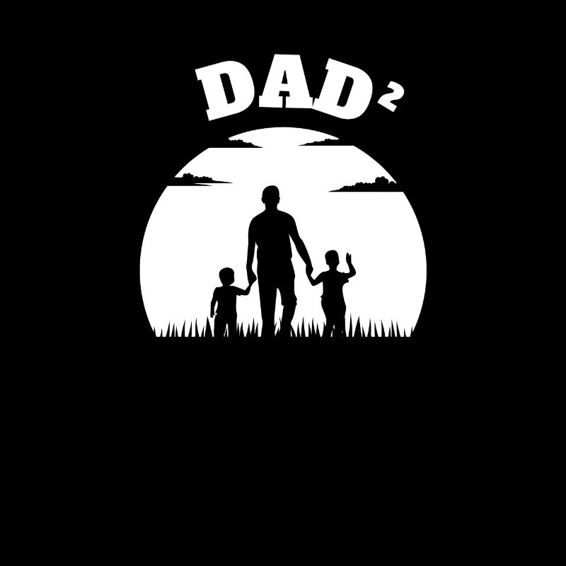 Dad² 2 Sons White
