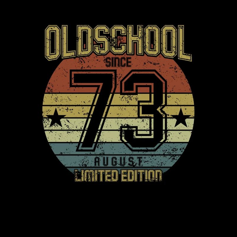 August 1973 - Geburtstag im August Oldschool