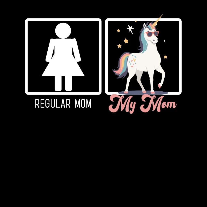 Lustiger Mutter Vergleich Einhorn Mama Design