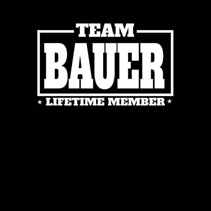Team Bauer Lifetime Member Group Surname