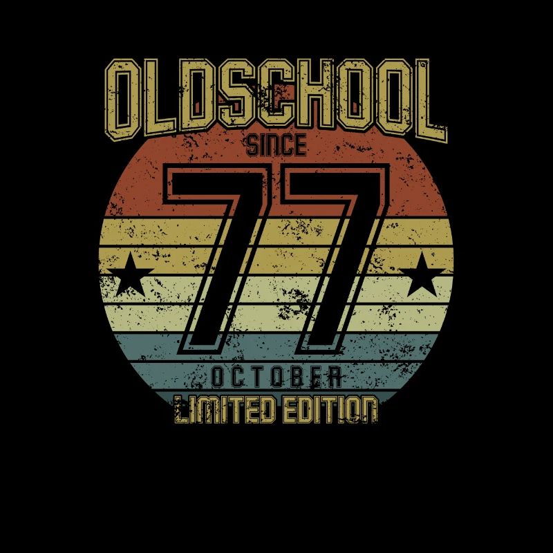 October 1977 - Geburtstag im Oktober Oldschool