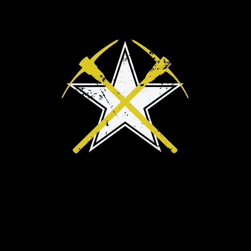 Star with mining peck