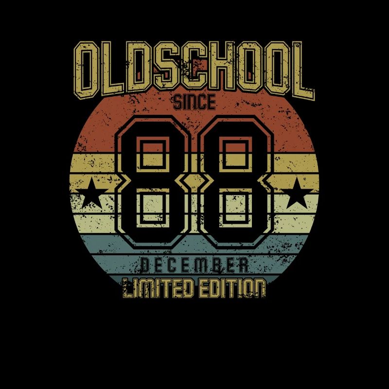 December 1988 - Geburtstag im Dezember Oldschool