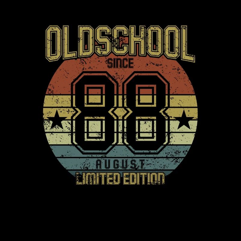 August 1988 - Geburtstag im August Oldschool