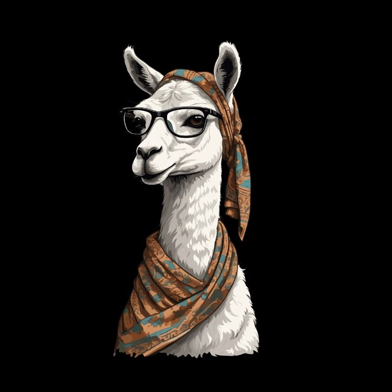 Lama Liebende Mama Lustiges Alpaca Design