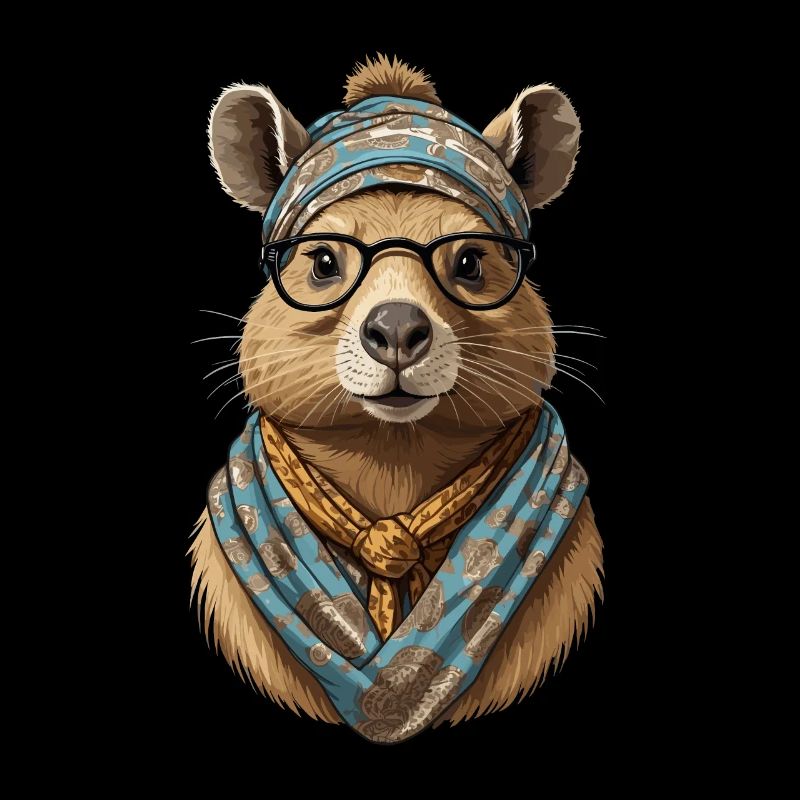 Lustige Capymama Wasserschwein Muttertag Design