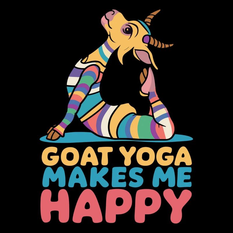 Goat Yoga Makes Me Happy