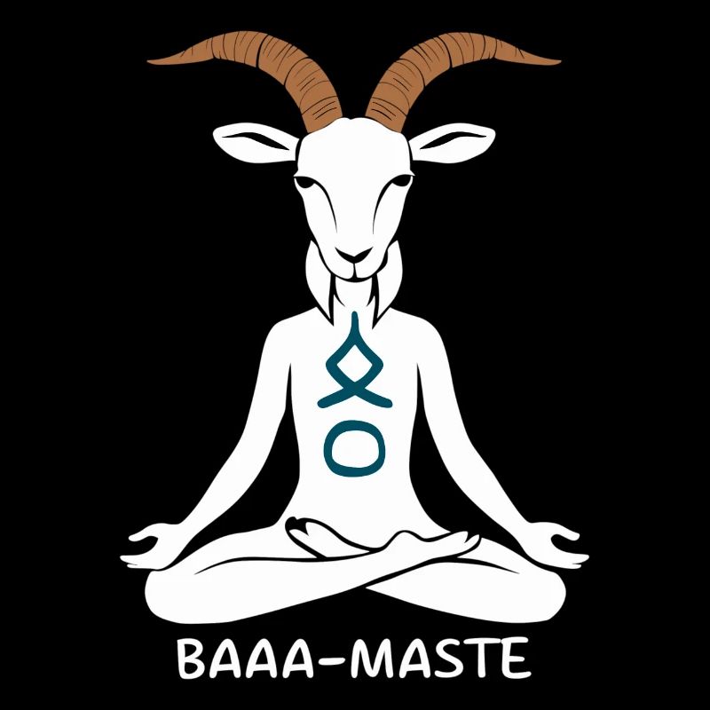 Entspannte Ziege Baaa-Maste Yoga Pose
