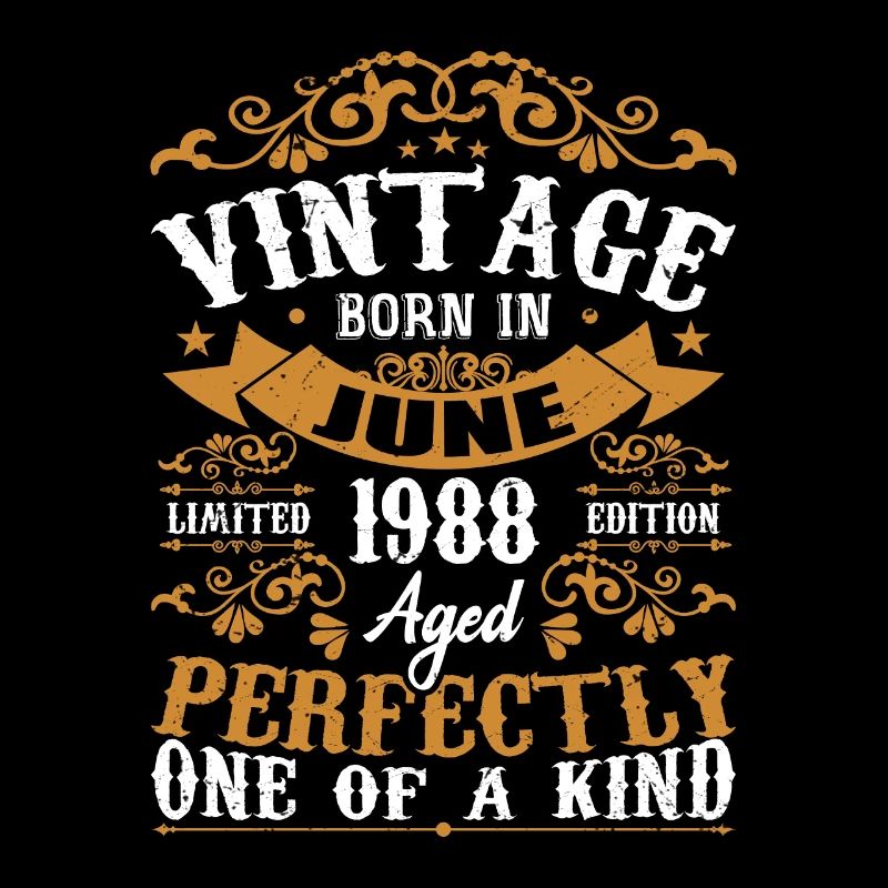 Geschenk Juni 1988 Geburtstag Juni 1988 Juni 1988