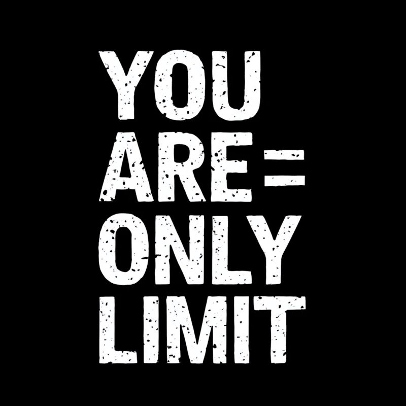 Vous n’êtes qu’une citation de motivation limite