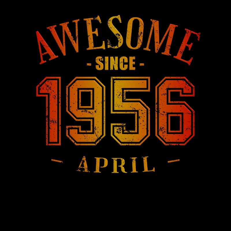 April 1956 - Birthday in April Awesome