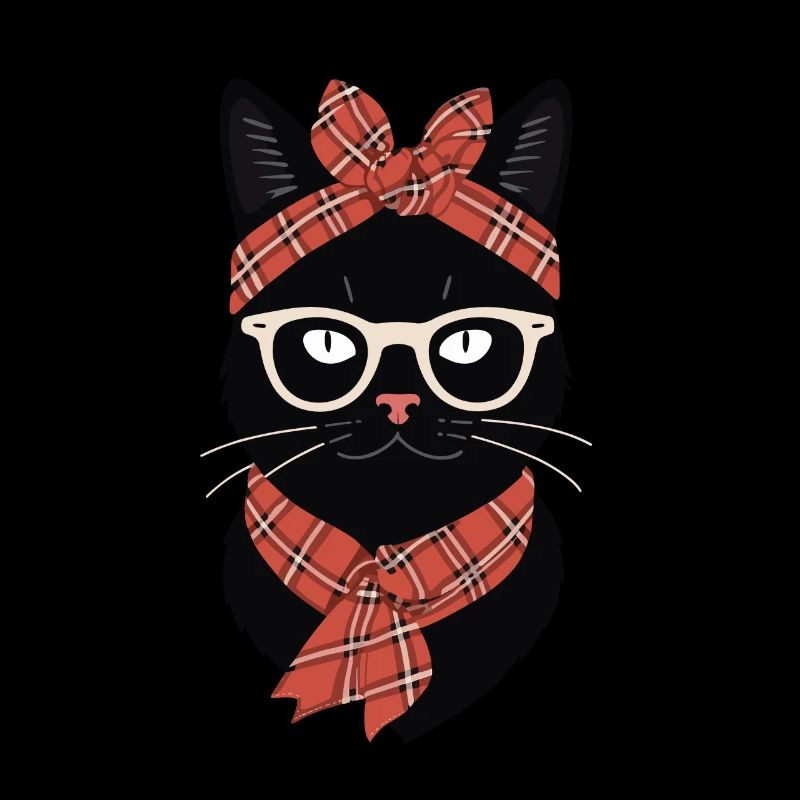 Mignon Chat Maman Cat Amant Maman Style