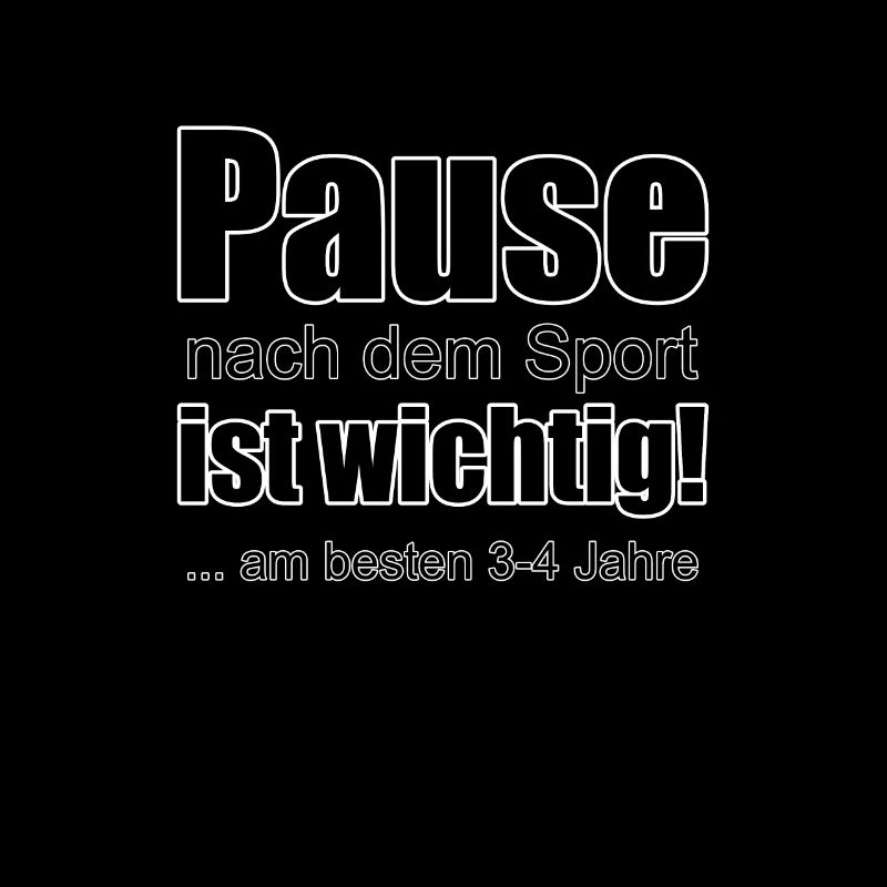 Break after exercise is important!