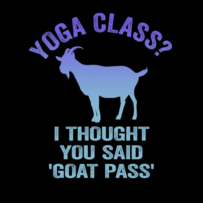 Yogastunde oder Ziegenpass