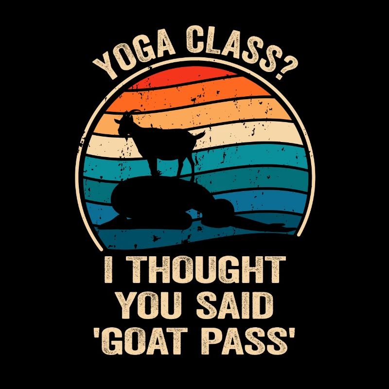 Yogastunde oder Ziegenpass