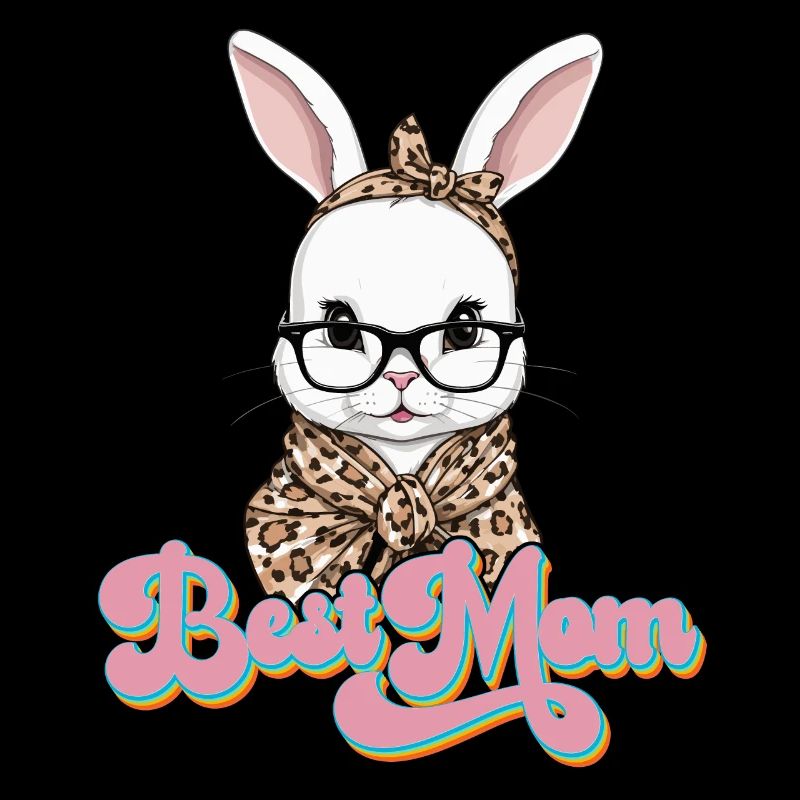 Maman Lapin Mignon Lapin Maman Mignon Lapin de Pâques