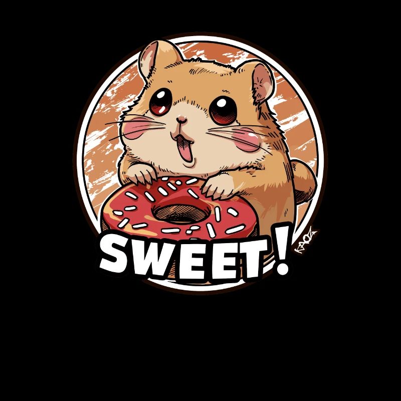 A super cute and cute hamster