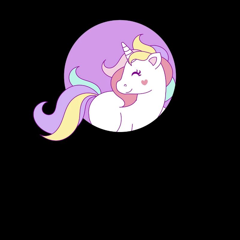 Niedliches Einhorn Regenbogen Haar Wunderschönes magisches Einhorn