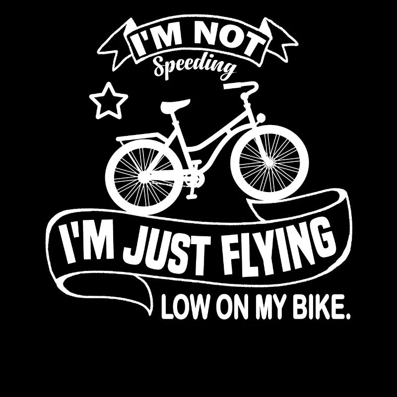 Je ne fais pas d’excès de vitesse, je vole juste bas sur mon vélo.