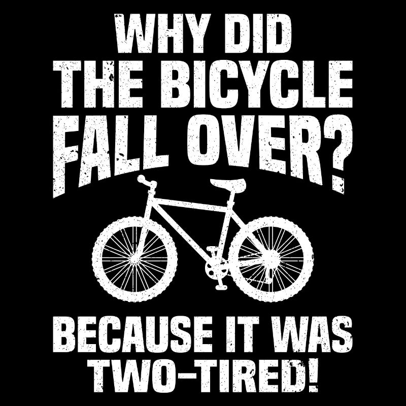 Pourquoi le vélo est-il tombé ? Parce que c’était deux-