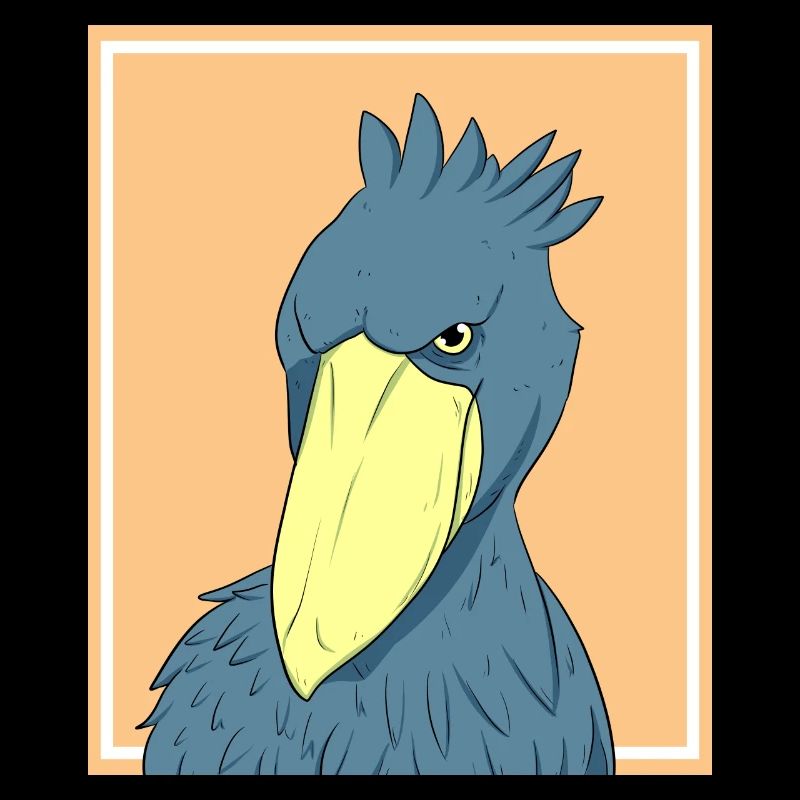 Schuhschnabel Vogel Ornithologe Wald I Geschenk