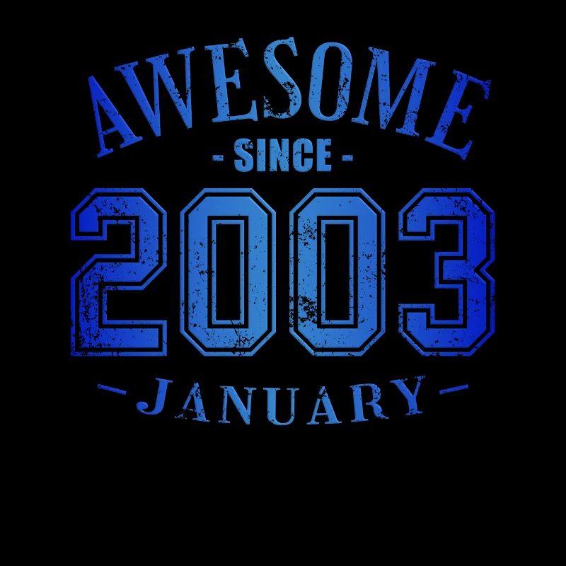 January 2003 - Birthday in January Awesome