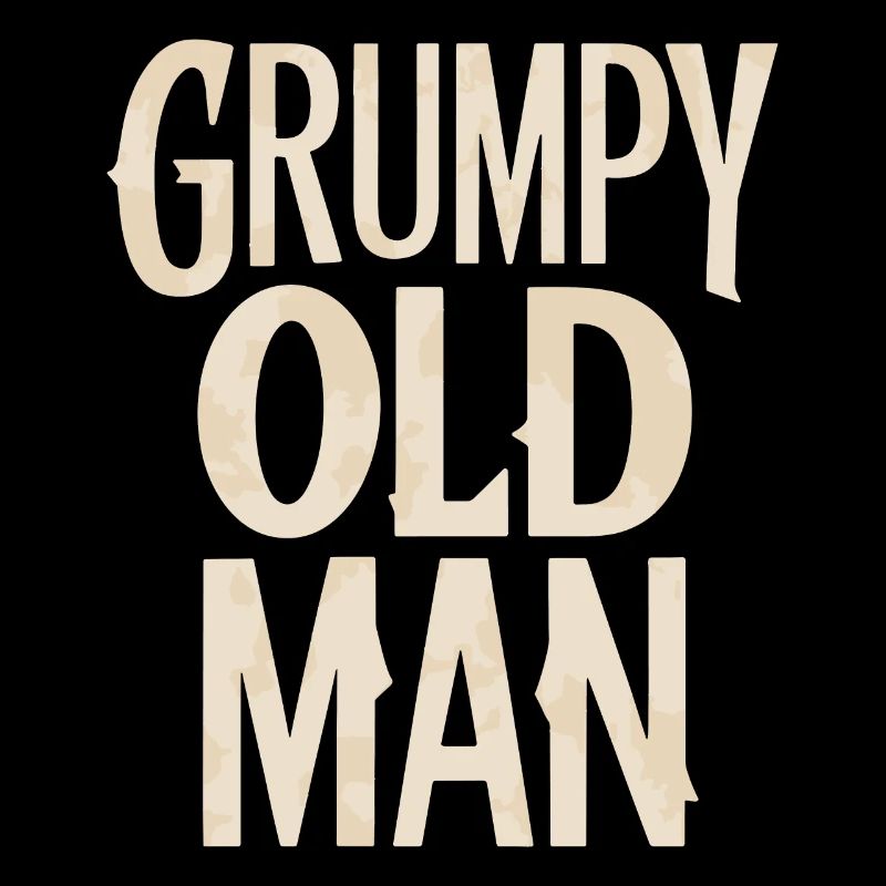 Grumpy Old Man Unverwechselbarer Stil