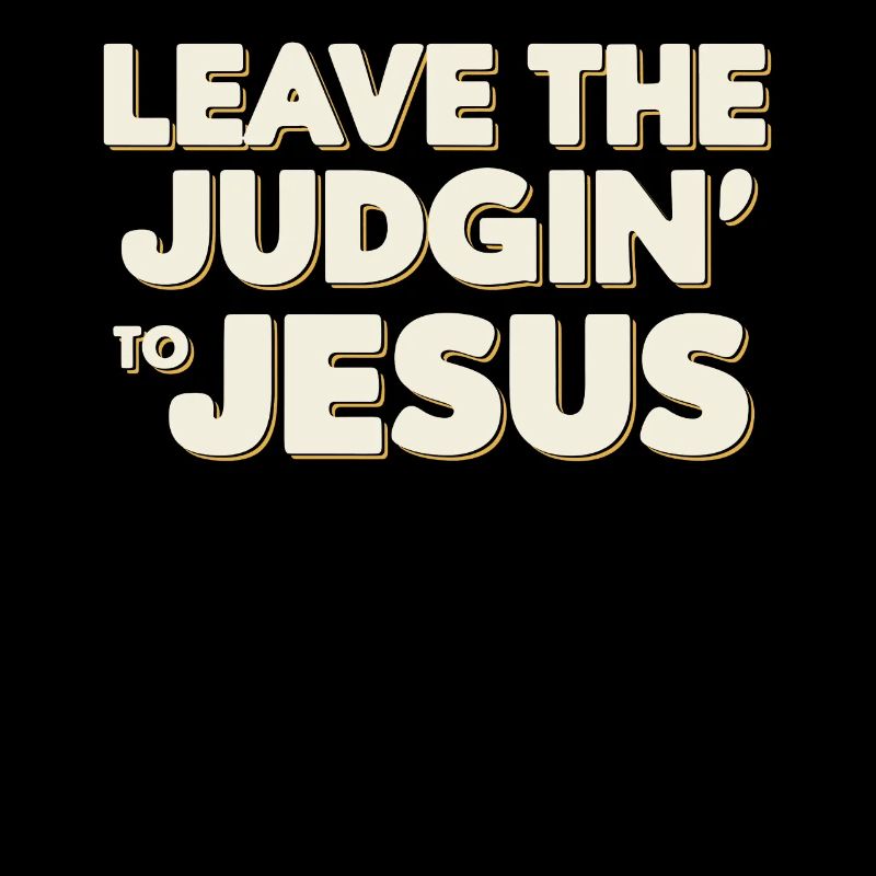 Überlassen Sie das Urteil Jesus