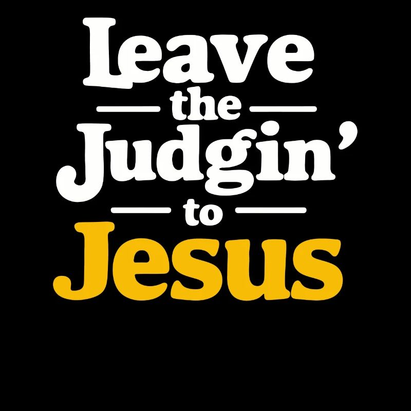 Überlassen Sie das Urteil Jesus