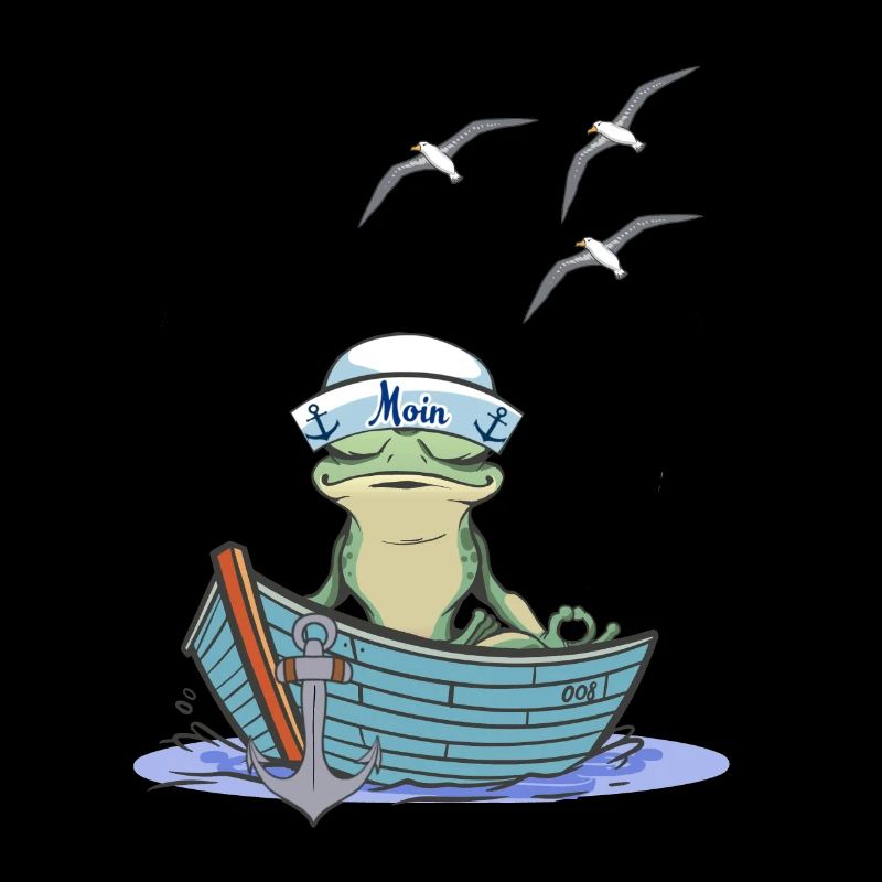 frog sailor sailor boat toad frogs