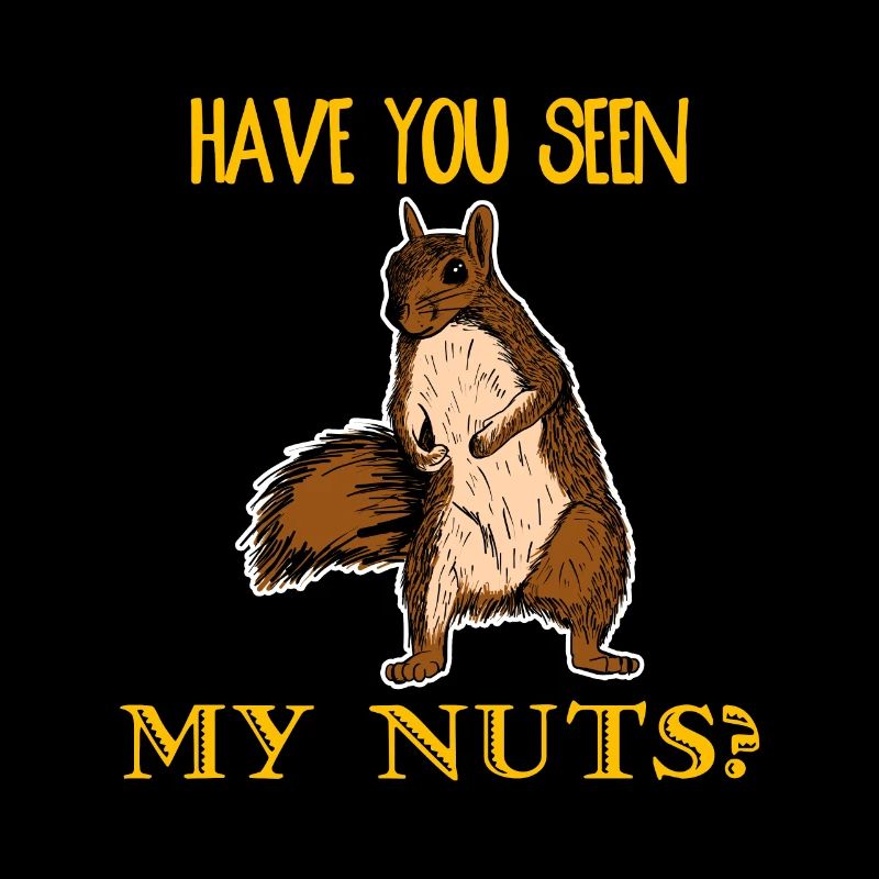 Avez-vous vu mes noix Funny Squirrel Chipmunks Pun