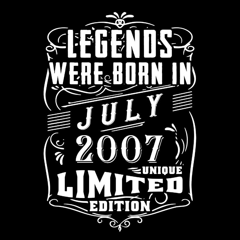 Birthday July 2007 Year Limited Edition