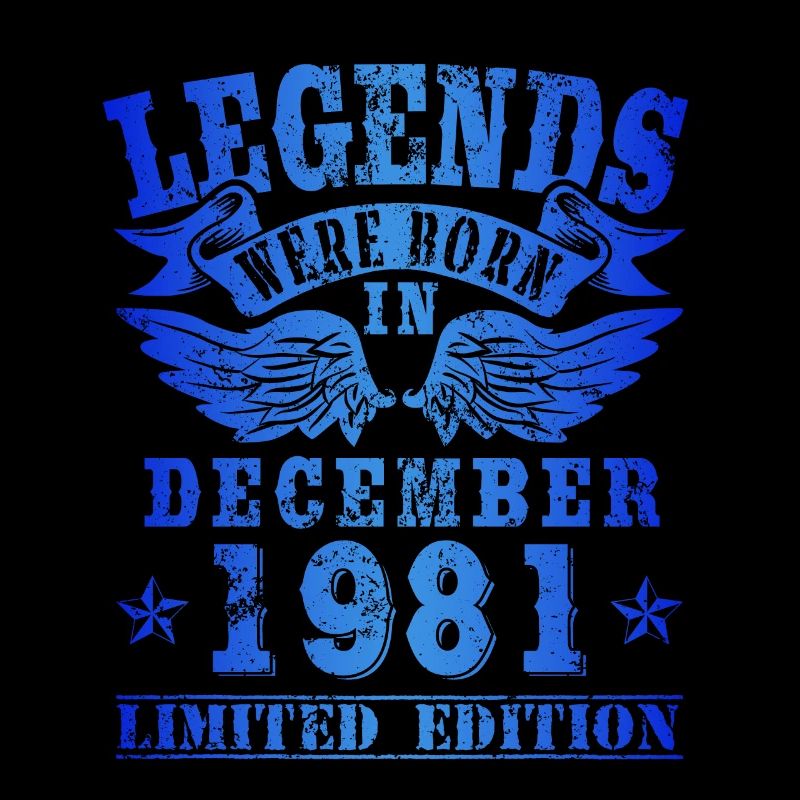Legends est né en décembre 1981 Anniversaire