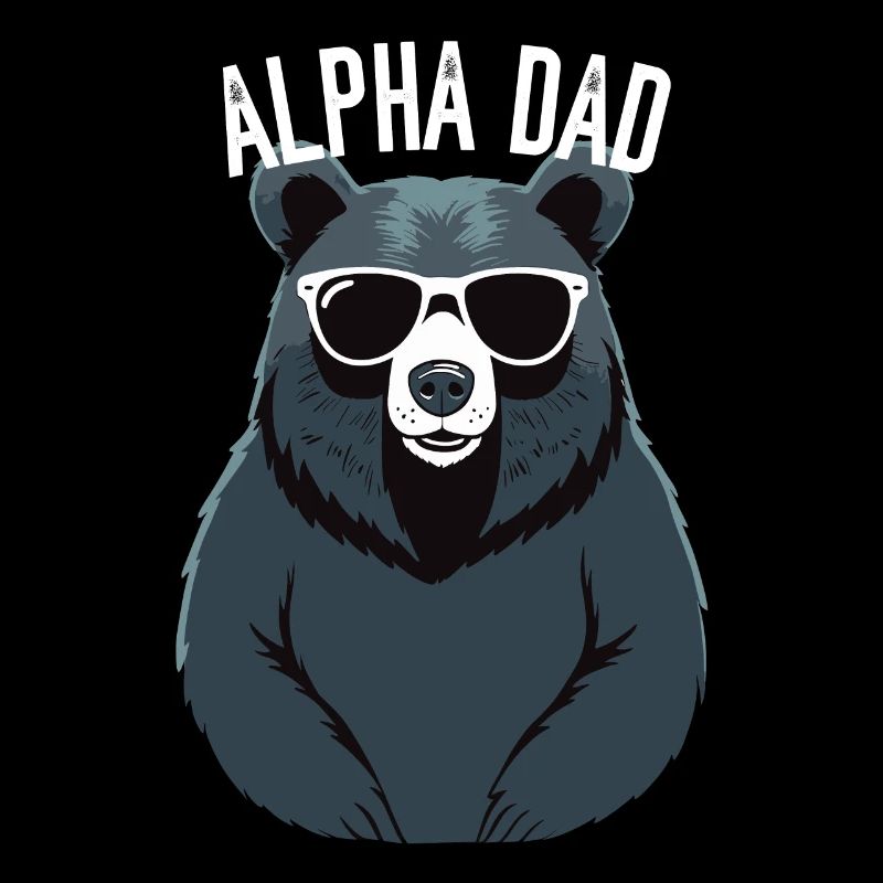 Alpha Dad Lustiger Vater Perfekter Style