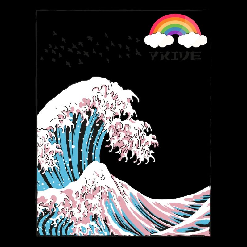 Trau dich, du selbst zu sein - Trans LGBT Farben in der