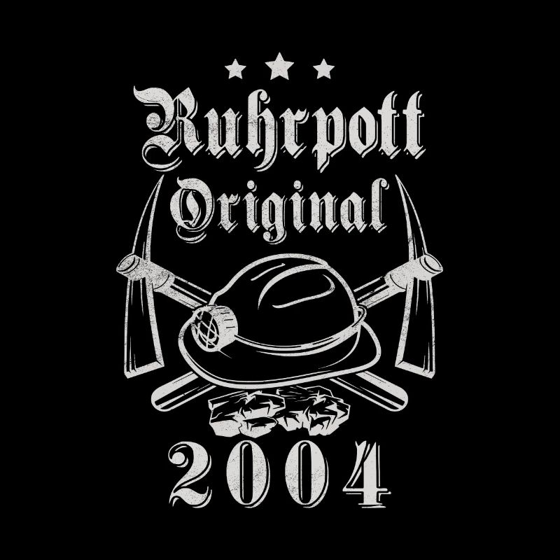 2004 Geburtstag Ruhrpott Original Hacke Helm