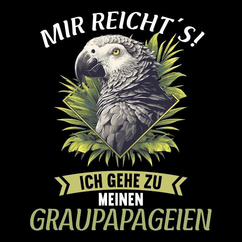 African grey parrots