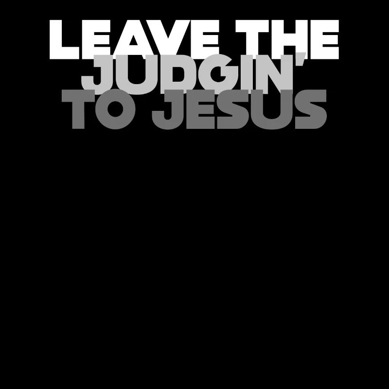 Überlassen Sie das Urteil Jesus