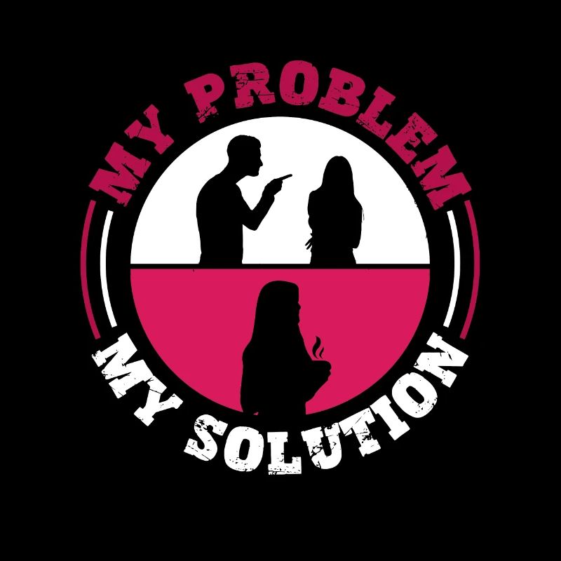 Hot Tea Lover My Problem My Solution Pictogram Mom
